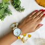 Boho Smiley Changeable Strap Wrist Watch For Women, thumbnail 1 of 10