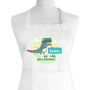 Personalised Dinosaur Childrens Apron, thumbnail 2 of 3