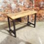 Reclaimed Industrial Tall Poseur Table 319, thumbnail 5 of 6