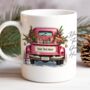Personalised Christmas Vintage Truck Gift Mug, thumbnail 3 of 9