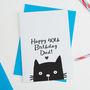 Personalised Happy Birthday Cat Card, thumbnail 5 of 7