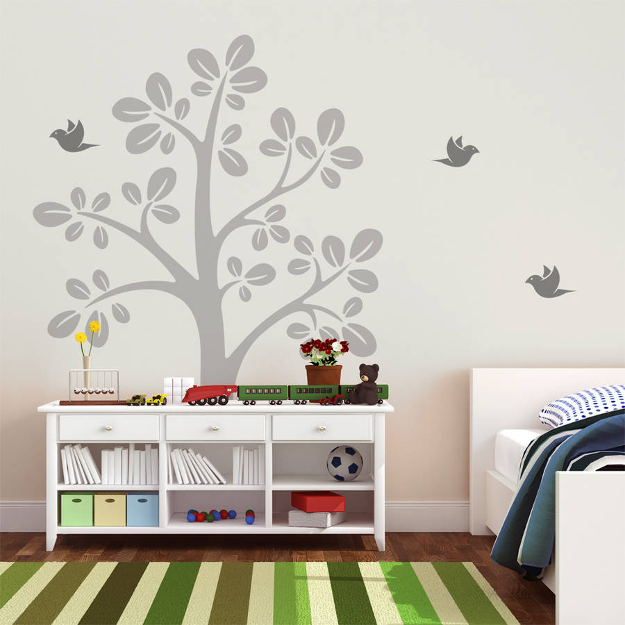 Children Tree Wall Decal By Sir Face Graphics Of Sir Face Graphics