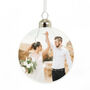 Custom Photo Christmas Glass Bauble Gift, thumbnail 2 of 5