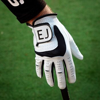 Personalised Men's Golf Glove For Left Hand Golfer, 6 of 7