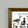 Geese Of Britain Wildlife Print, thumbnail 5 of 9