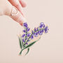 Bluebell Embroidered Patch, thumbnail 3 of 7