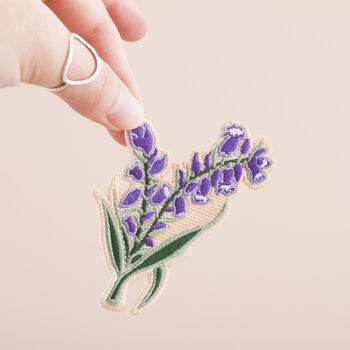 Bluebell Embroidered Patch, 3 of 7