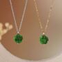 Vachana Botan Jade Flower Necklace, thumbnail 1 of 12