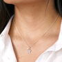 Stainless Steel Pearl Turtle Pendant Necklace, thumbnail 1 of 5