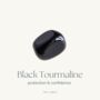 Black Tourmaline Crystal Intention Candle Protection, thumbnail 6 of 6