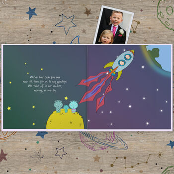 Personalised Space Adventure Story Book, 9 of 11