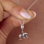 Sterling Silver Tiger Charm Necklace, thumbnail 1 of 6