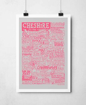Cheshire Landmarks Print, 4 of 12
