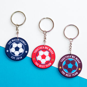 Personalised Football Team Keyring, 3 of 12