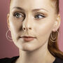Rose Gold Plated And Sterling Silver Two Tone Ear Jackets, thumbnail 2 of 5