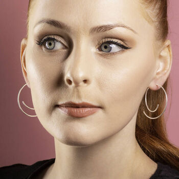 Rose Gold Plated And Sterling Silver Two Tone Ear Jackets, 2 of 5