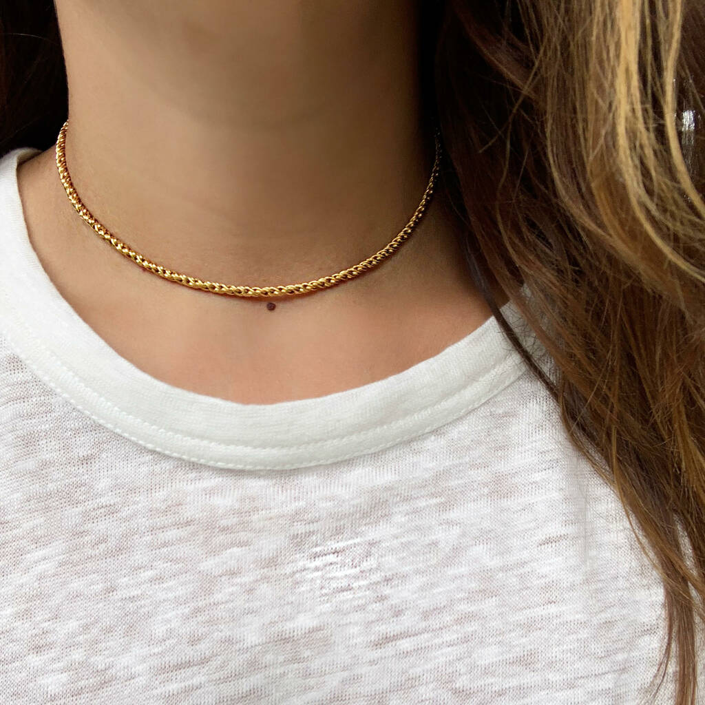 Rope Choker Sterling Silver By Sharon Mills London