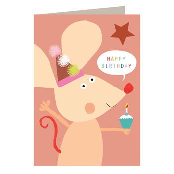 Happy Birthday Mouse Card, 2 of 4