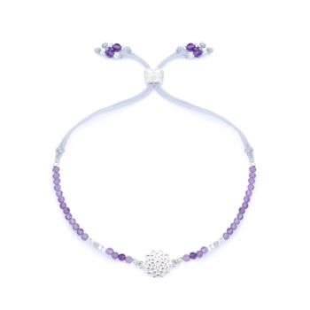 Crown Chakra Amethyst And Labradorite Bracelets And Necklaces, 4 of 9