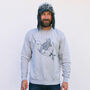 Bear And Narwhal Unisex Sweater, thumbnail 1 of 6