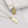 Personalised Wisdom Tarot Card Necklace, thumbnail 1 of 6