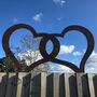 Present Or Gift For Her Him Hearts Garden Decoration, thumbnail 2 of 3