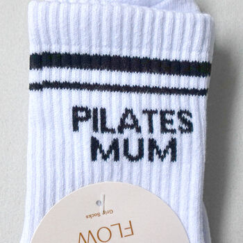 'Pilates Mum' Grip Socks, 2 of 2