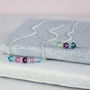 Family Birthstone Bar Necklace, thumbnail 6 of 11