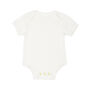 Winter White Eco Friendly Baby Body Suit, thumbnail 3 of 3