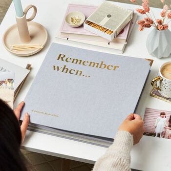 Personalised Remember When Luxury Photo Album, 2 of 6