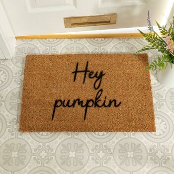 Hey Pumpkin Doormat, 2 of 2