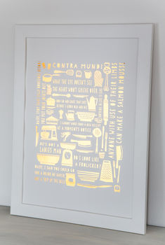 Personalised Copper Cooking Print, 6 of 7