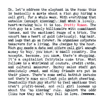 'Pretty Woman' Movie Plot A5 Print, Film Lover Gift, 2 of 5