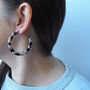 Rosea Hoop Earrings, thumbnail 1 of 6