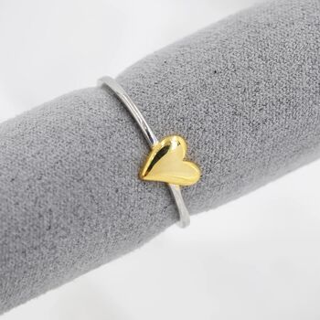 Heart Ring In Sterling Silver, 6 of 9