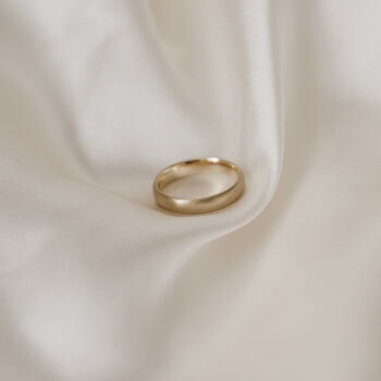 9ct Gold 4mm Court Wedding Ring, 4 of 4