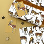 Deer And Stag Wrapping Paper Set, thumbnail 6 of 9