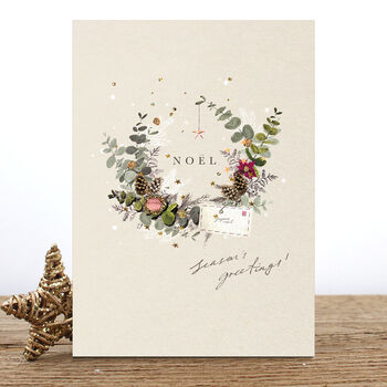 Little Tree And Wreath Christmas Card Pack, 3 of 3