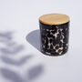 Dalmatian Candle With Wooden Lid, thumbnail 1 of 4