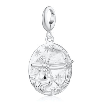 Sagittarius Zodiac Necklace, Silver Or Gold Plated, 7 of 9