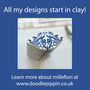 Dutch Delft 'Mixed Small Tiles' Worktop Protector, thumbnail 11 of 11