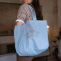 I'd Rather Be Reading Slogan Tote Bag, thumbnail 3 of 5