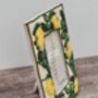 Lemon Beaded Patterned Photo Frame, Four X Six, thumbnail 3 of 3