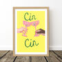 Cin Cin Celebration Cocktail Art Print, thumbnail 8 of 10