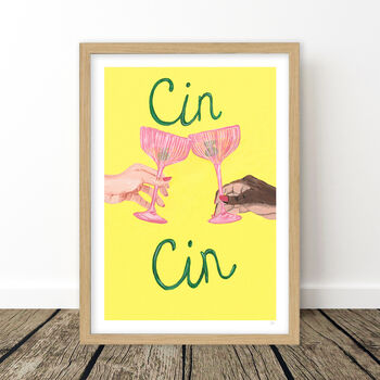 Cin Cin Celebration Cocktail Art Print, 8 of 10