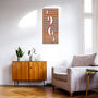 Slotted Pattern Metal Wall Art Contemporary Decor, thumbnail 8 of 12