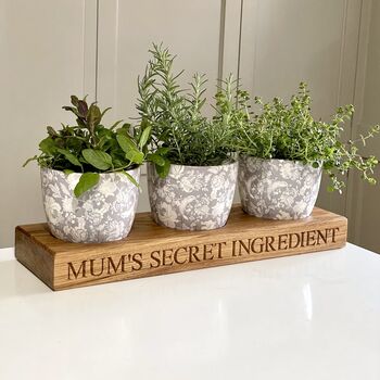 Personalised Indoor Herb Planter, 3 of 8