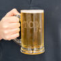 Personalised Name Etched Glass Tankard, thumbnail 6 of 9