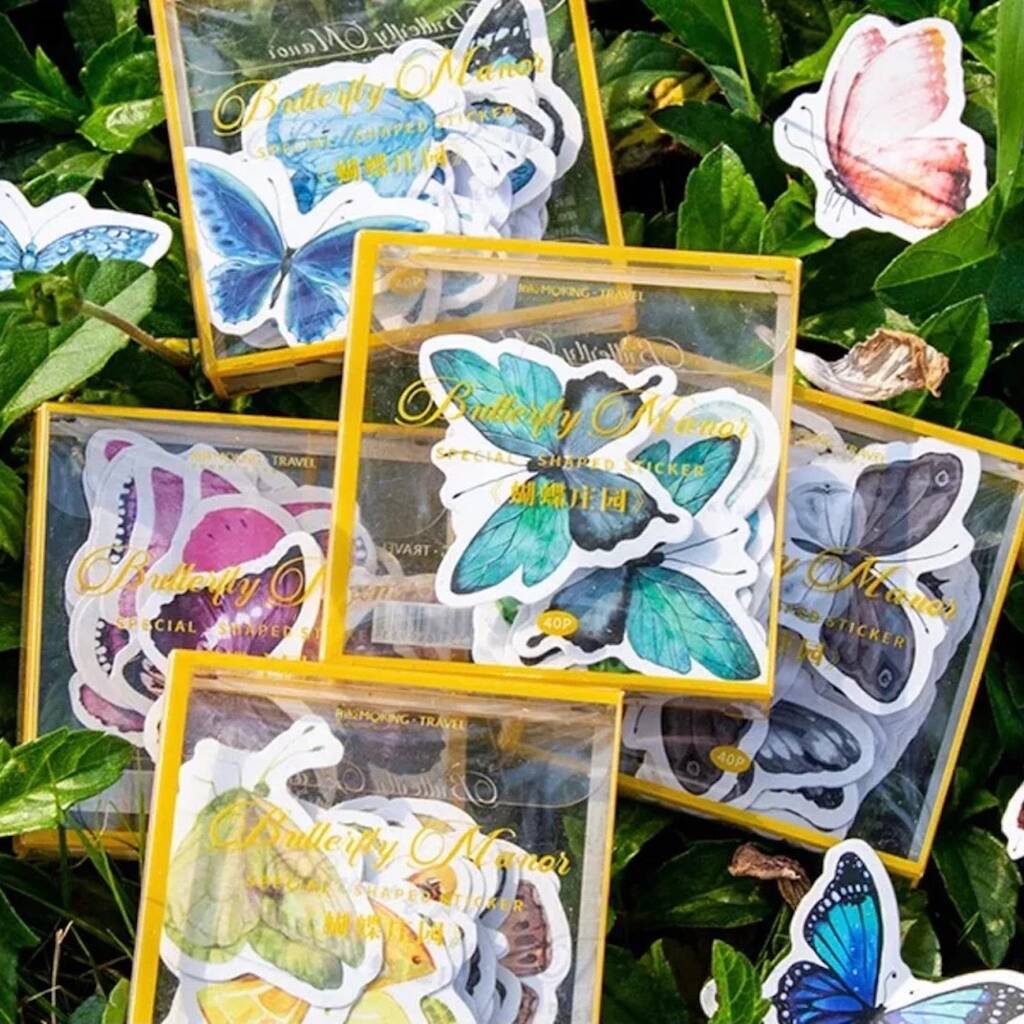 Butterfly Aesthetic Sticker Sets, 1 of 11