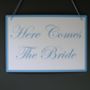 Here Comes The Bride Card Sign, thumbnail 6 of 7